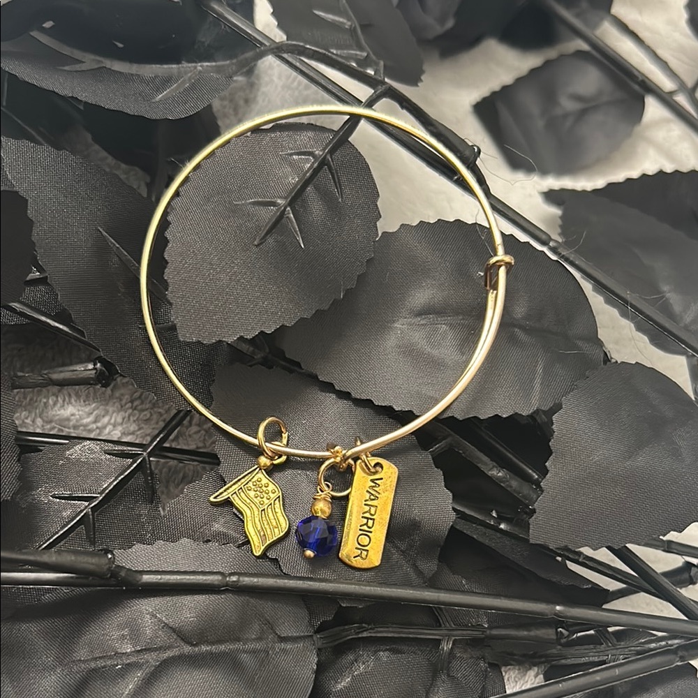 Gold Warrior Charm Bracelet